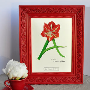 Flower Letter Print G