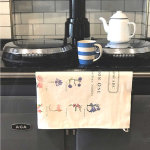 Alphabet Tea Towel