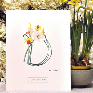 Flower Letter Print D