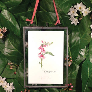 Flower Letter Print F