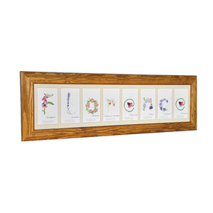 Flower Letter Print O
