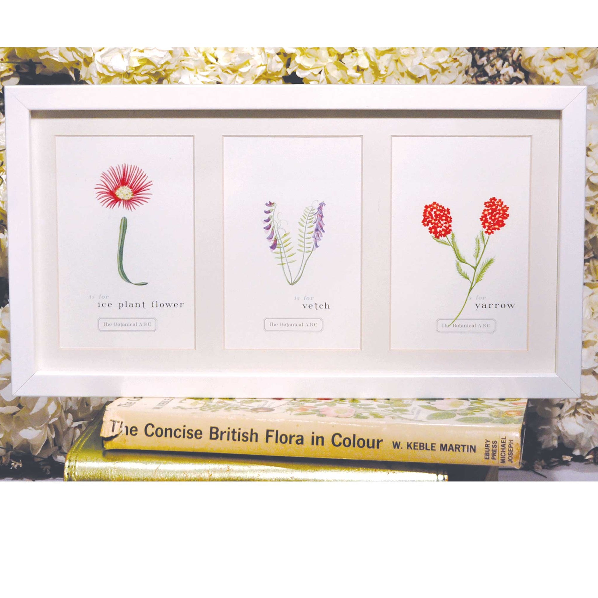 Flower Letter Print Y