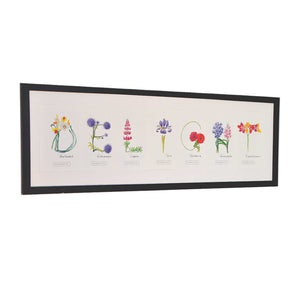 Flower Letter Print E