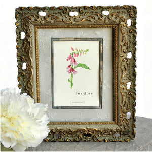 Flower Letter Print F