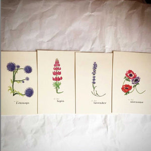 Flower Letter Print L