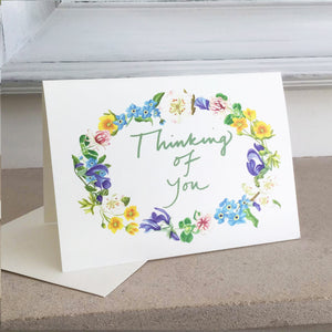 Set Of 12 Assorted Language of Flowers Garland Cards