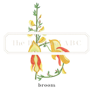 Flower Letter Print B