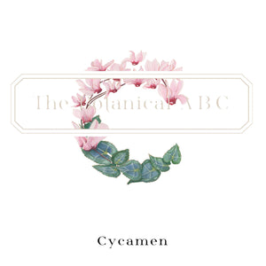 Flower Letter Print C