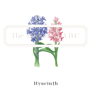 Flower Letter Print H