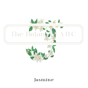 Flower Letter Print J