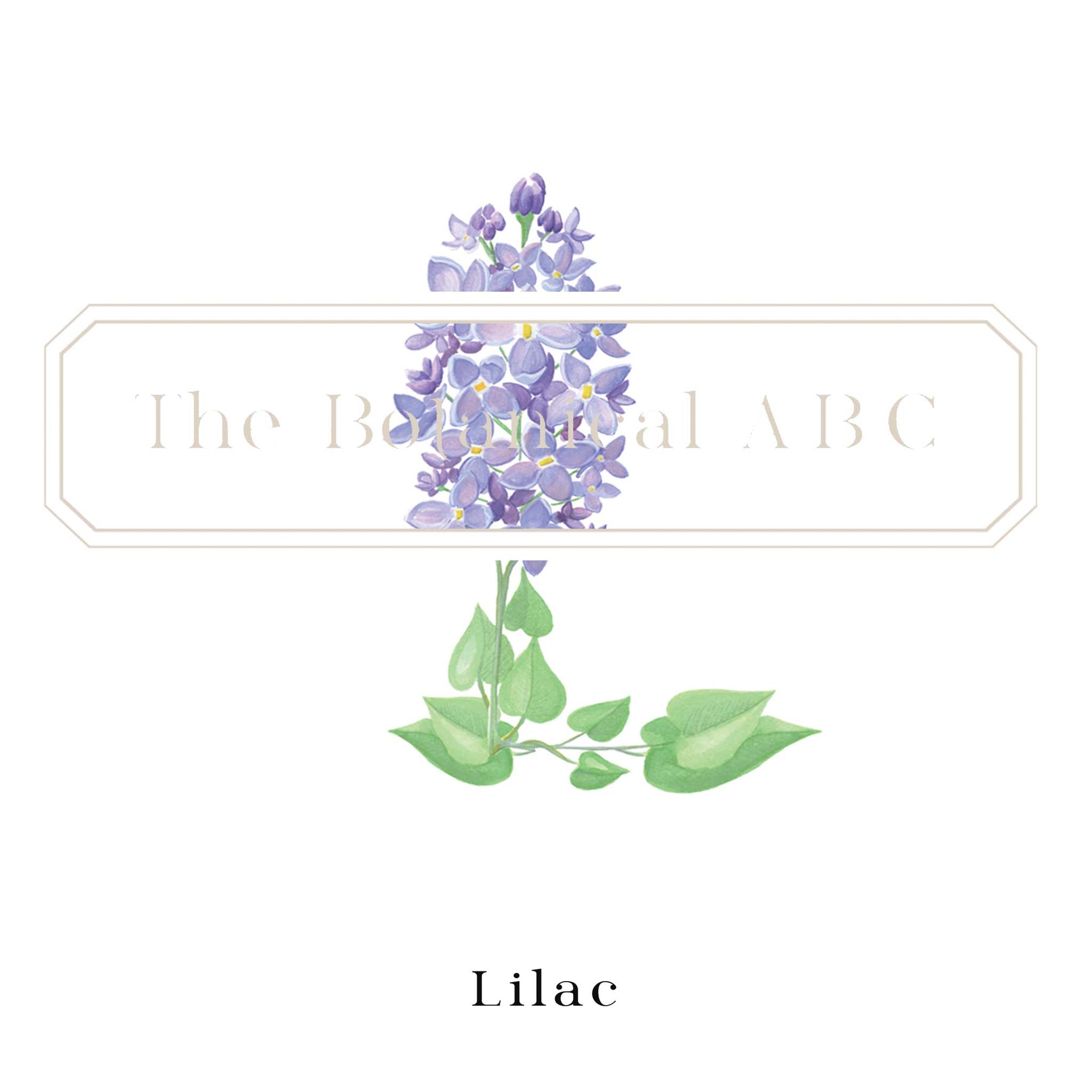 Flower Letter Print L