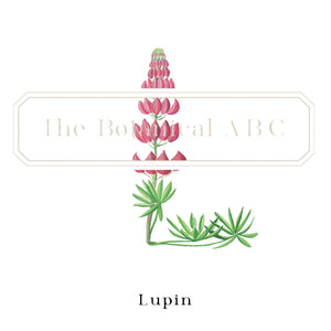 Flower Letter Print L