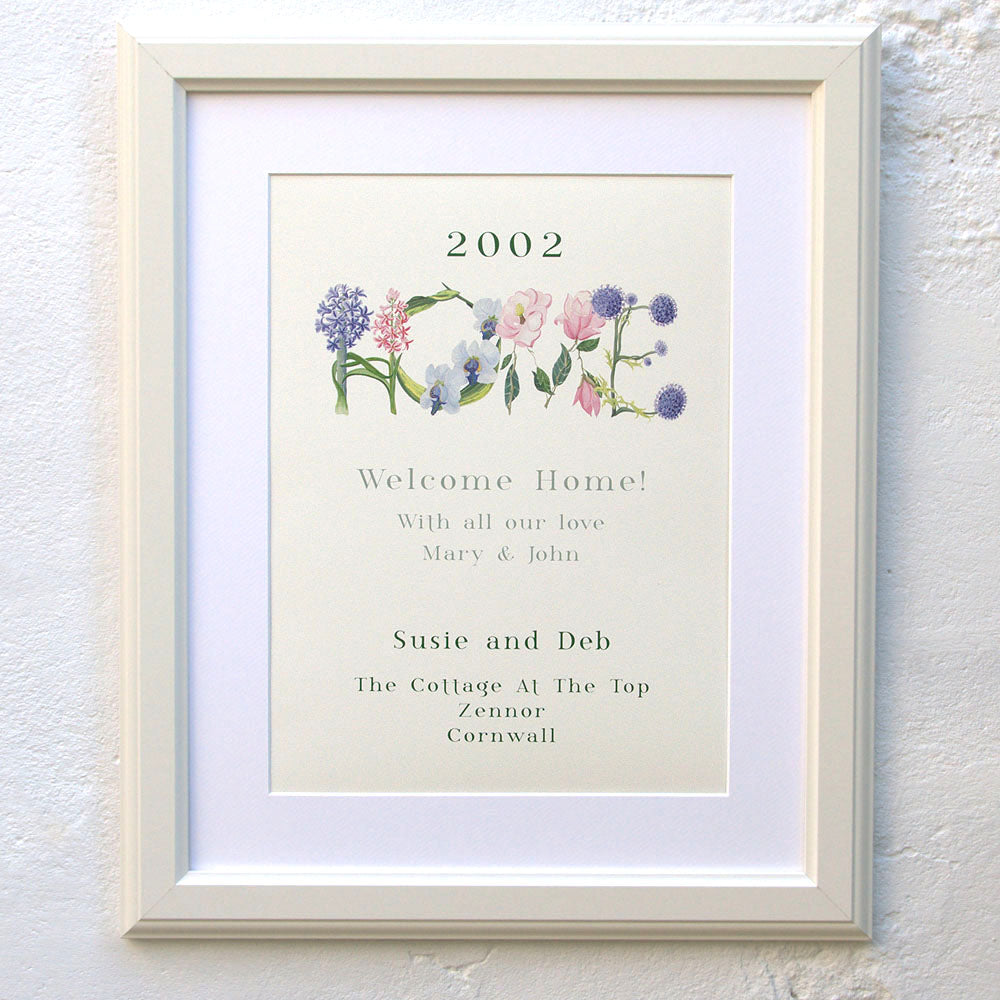 Personalised Home Print