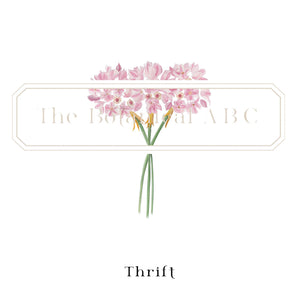 Flower Letter Print T