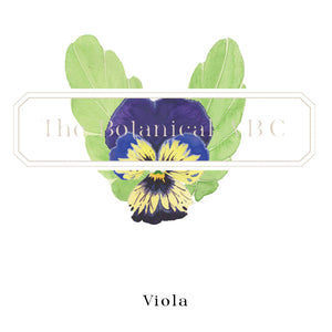 Flower Letter Print V