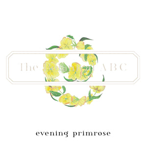 Flower Letter Print E