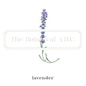 Flower Letter Print L